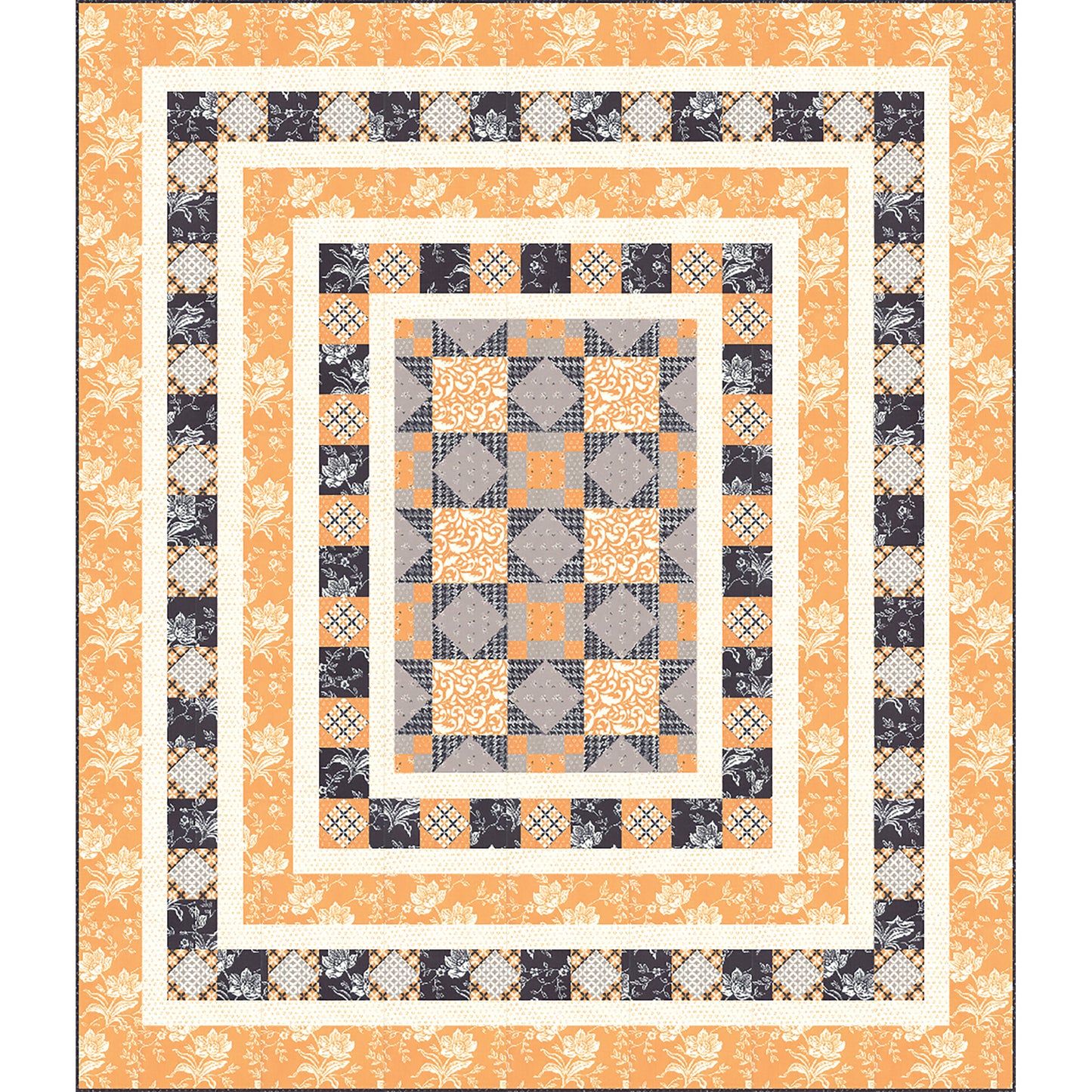 Tiptoe Through the Tulips Quilt Pattern TWW-0351R - Paper Pattern