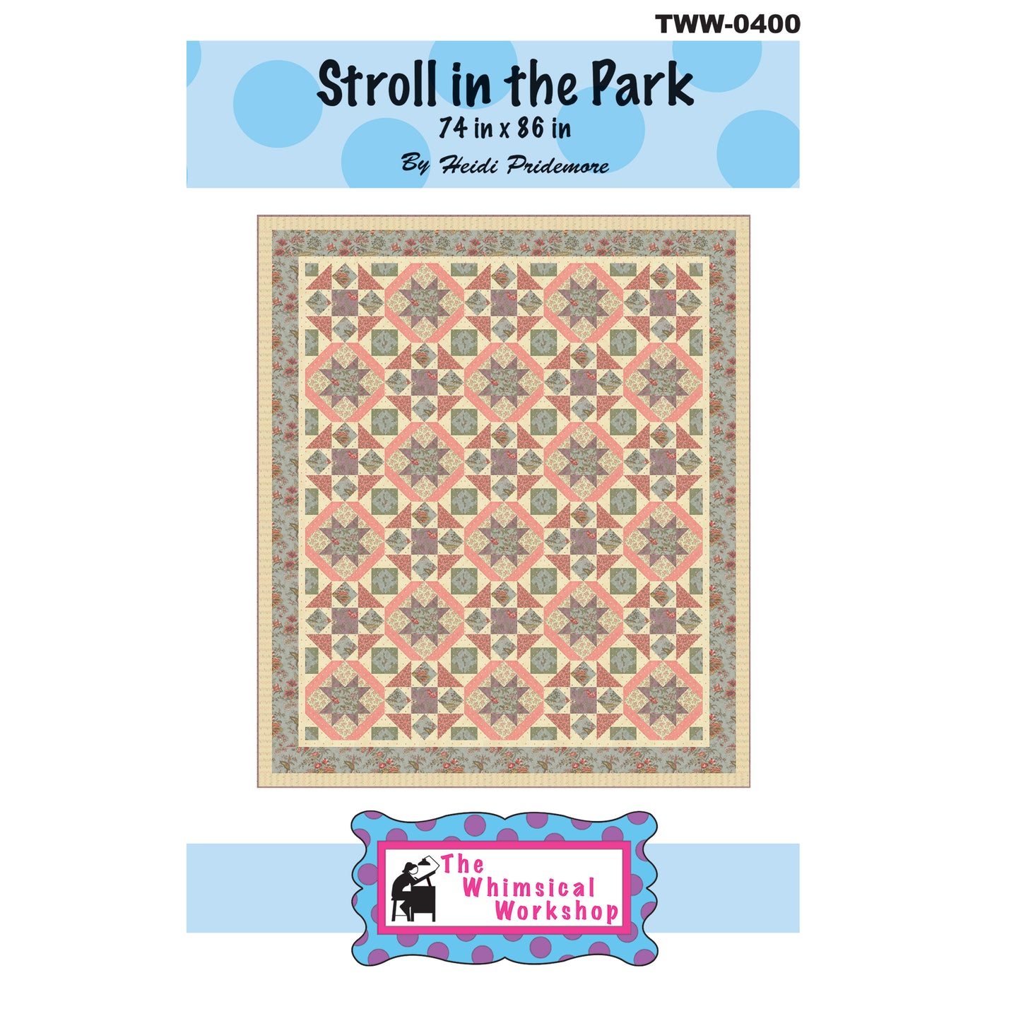 Stroll in the Park Quilt TWW-0400e - Downloadable Pattern