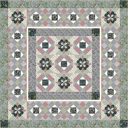 Rose Buds Quilt Pattern TWW-0402 - Paper Pattern