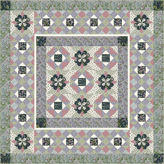 Rose Buds Quilt Pattern TWW-0402 - Paper Pattern