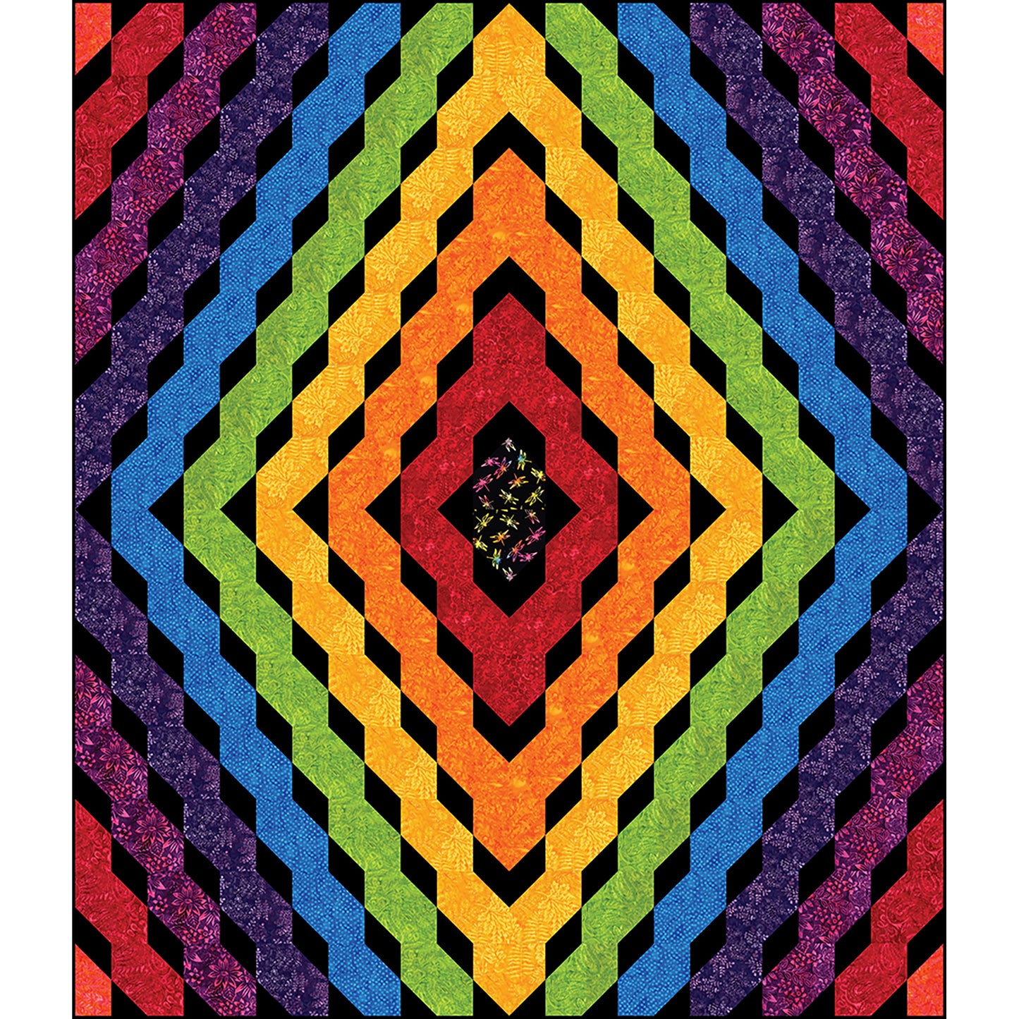 Radiant Diamonds Quilt TWW-0444e - Downloadable Pattern