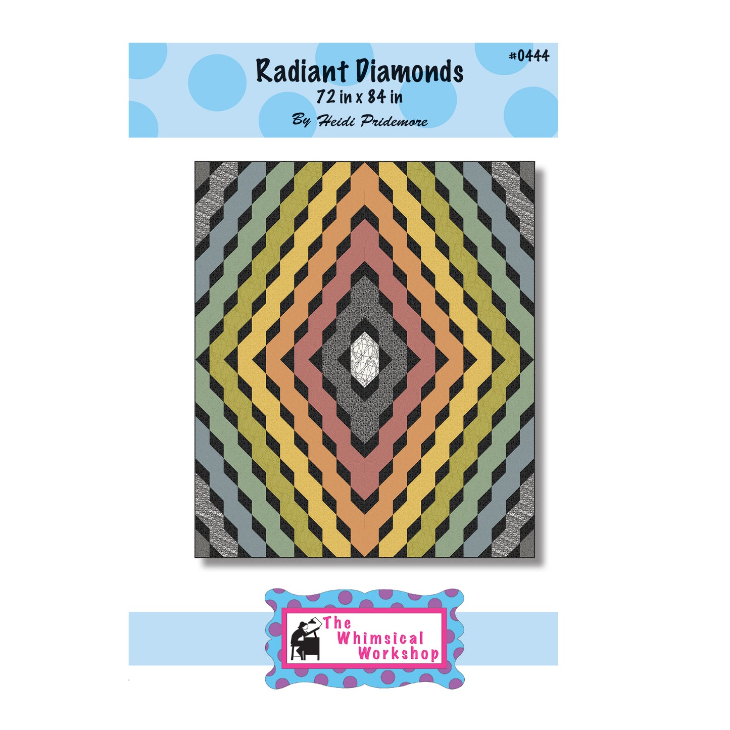 Radiant Diamonds Quilt TWW-0444e - Downloadable Pattern