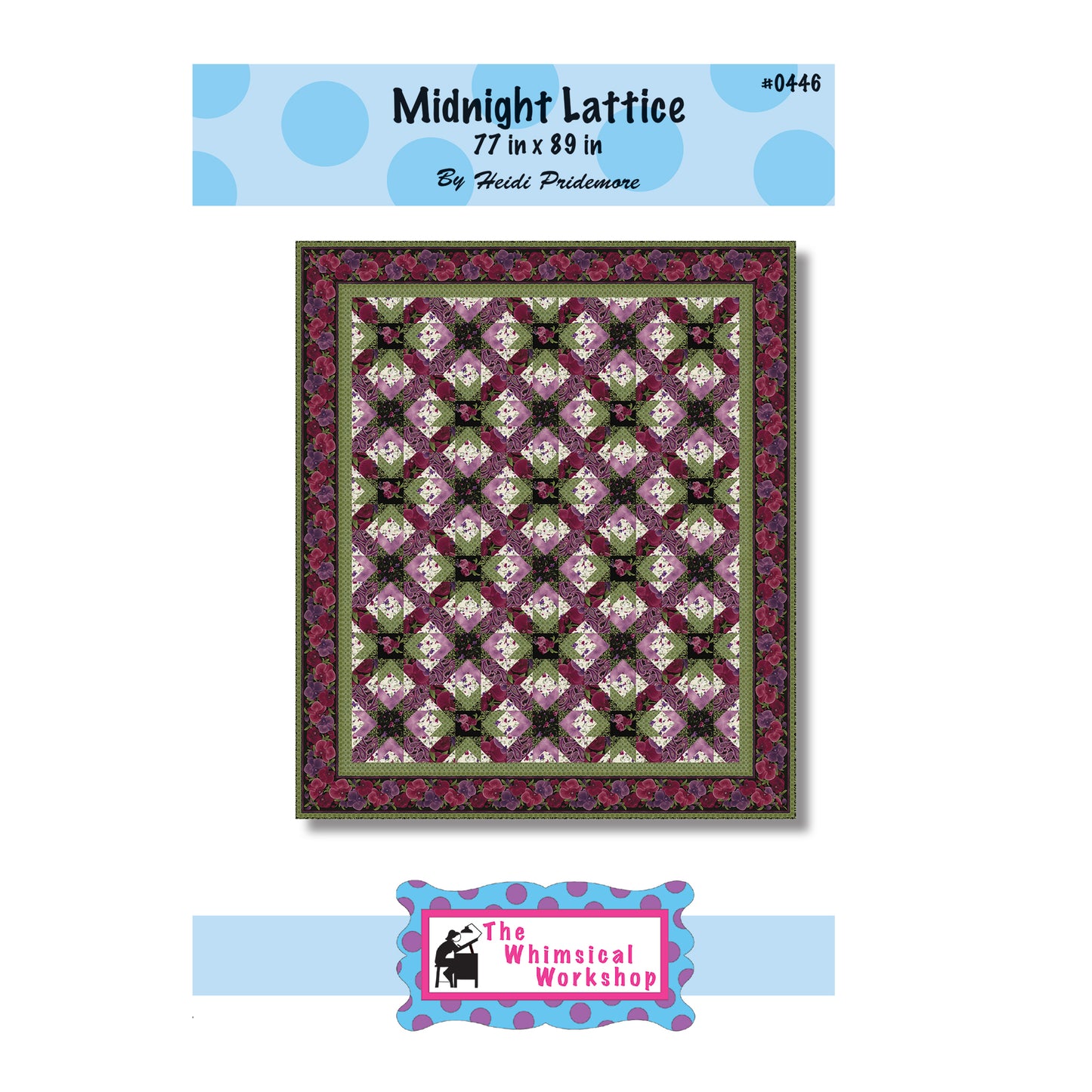 Midnight Lattice Quilt TWW-0446e - Downloadable Pattern