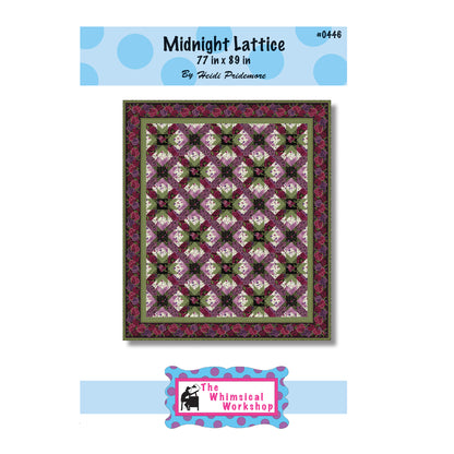 Midnight Lattice Quilt TWW-0446e - Downloadable Pattern