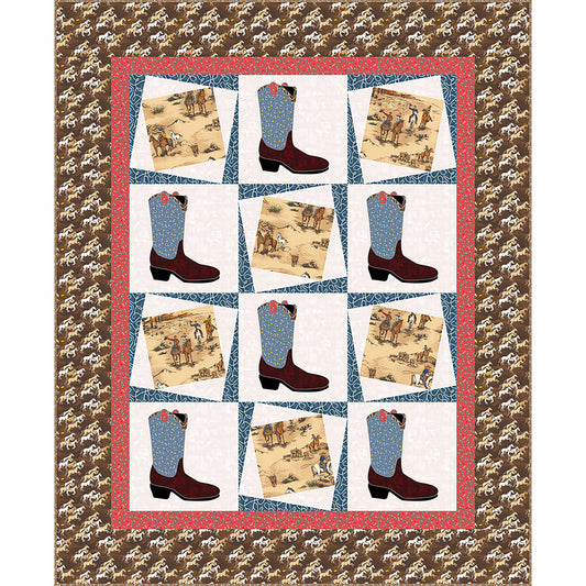 Cowboy Memories II Quilt Pattern TWW-0458 - Paper Pattern