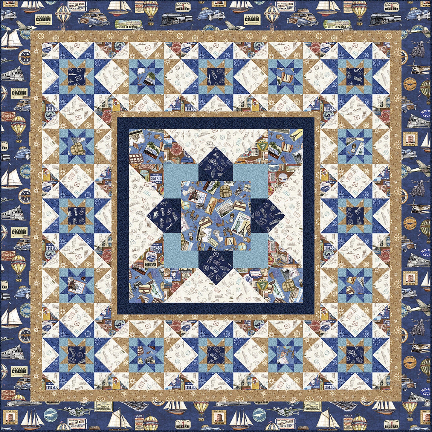 World Traveler Quilt Pattern TWW-0461 - Paper Pattern