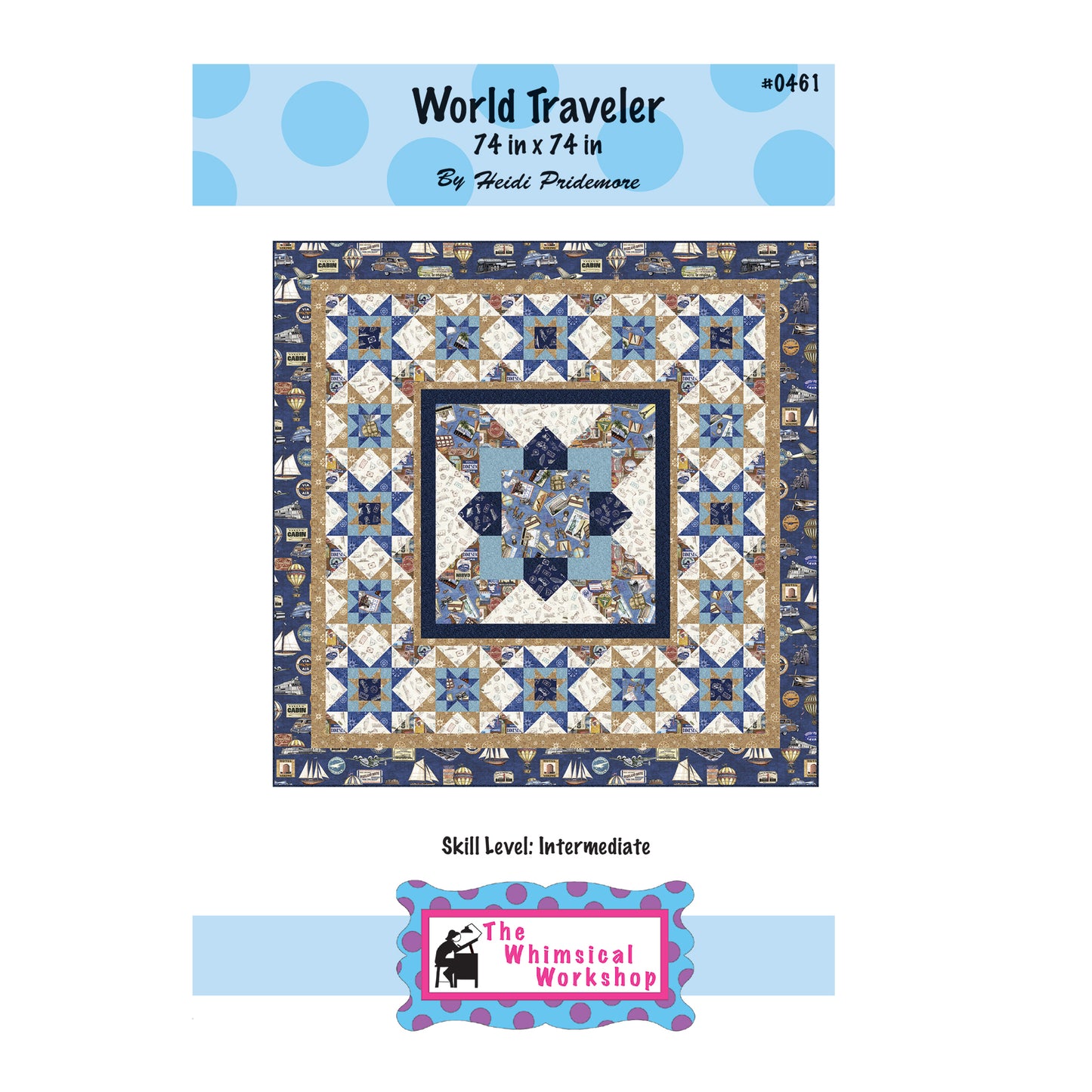 World Traveler Quilt Pattern TWW-0461 - Paper Pattern