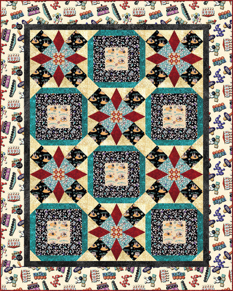 Let's Bowl Quilt Pattern TWW-0463 - Paper Pattern