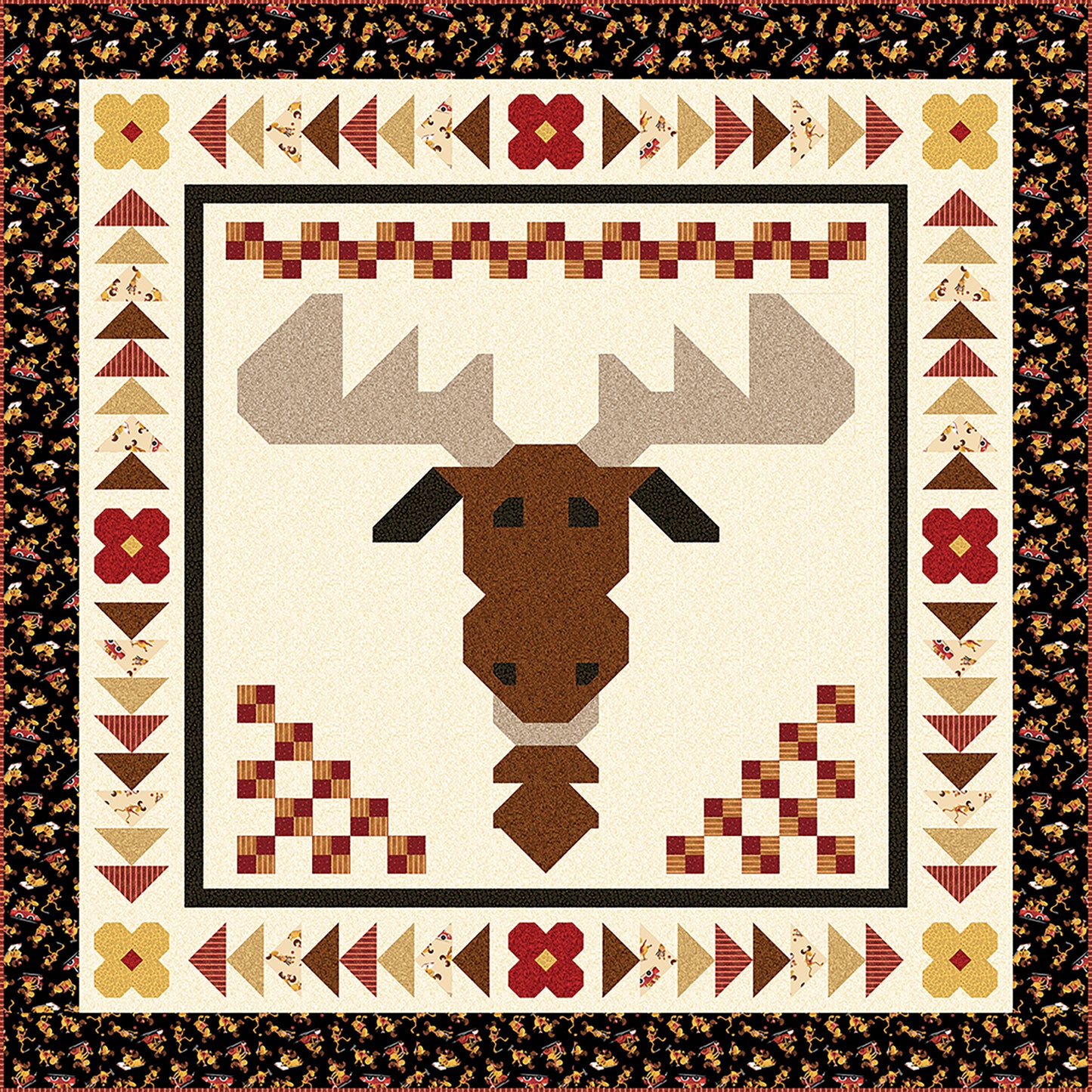 Morrison the Moose Quilt Pattern TWW-0468 - Paper Pattern