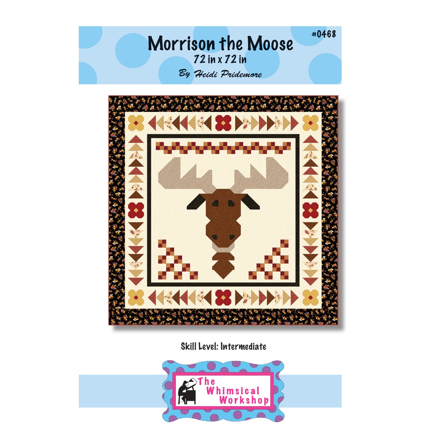 Morrison the Moose Quilt Pattern TWW-0468 - Paper Pattern