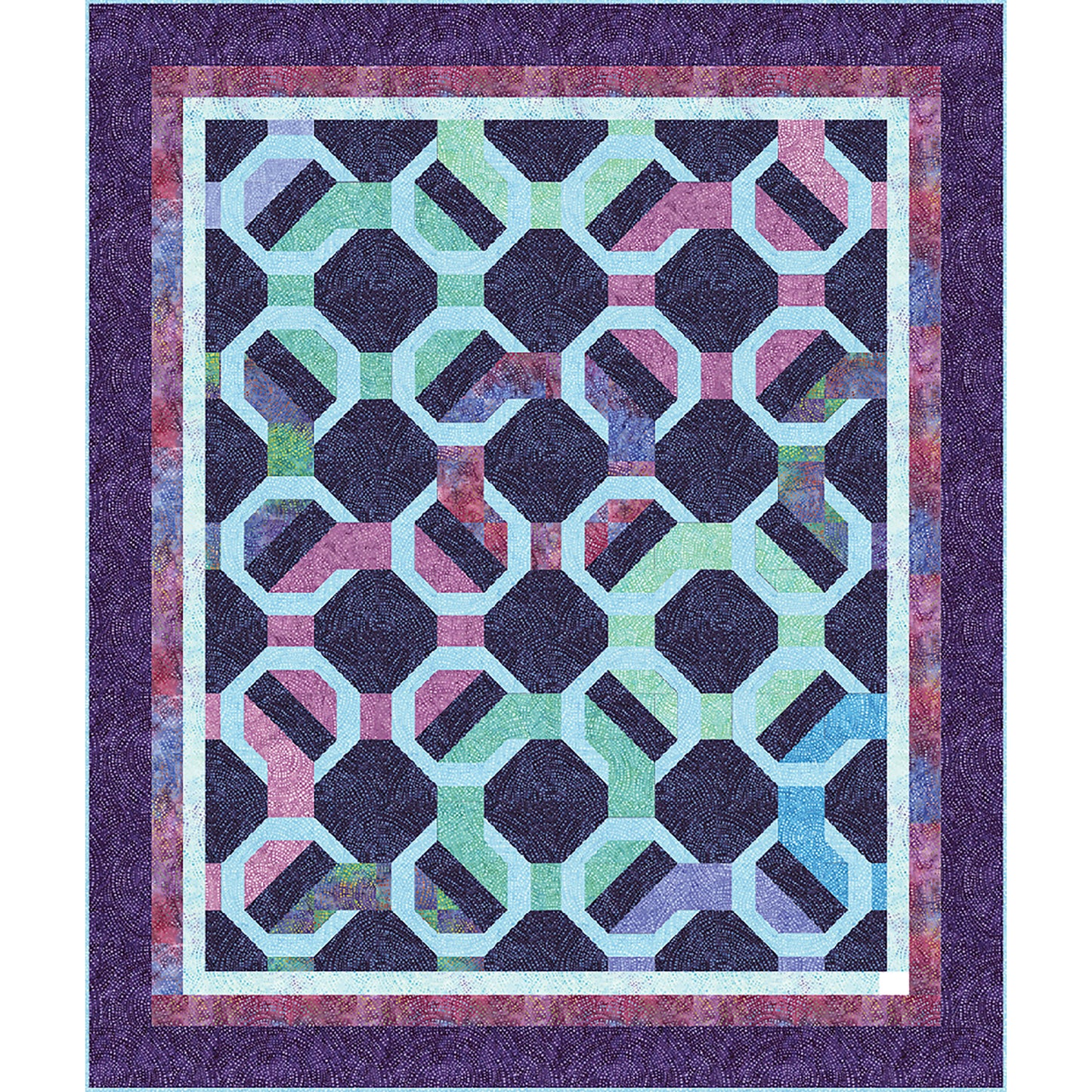 Chain Reaction III Quilt TWW-0474e - Downloadable Pattern