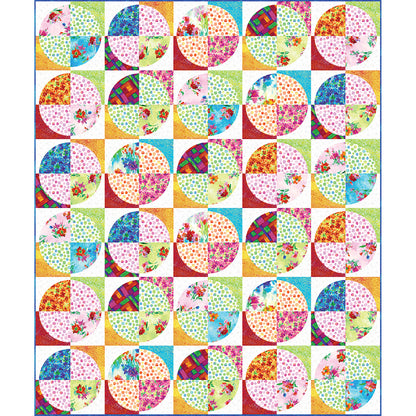 Circle Gardens Quilt Pattern TWW-0487 - Paper Pattern