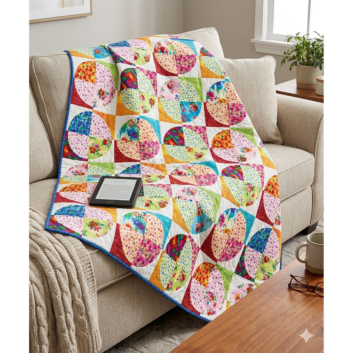 Circle Gardens Quilt Pattern TWW-0487 - Paper Pattern