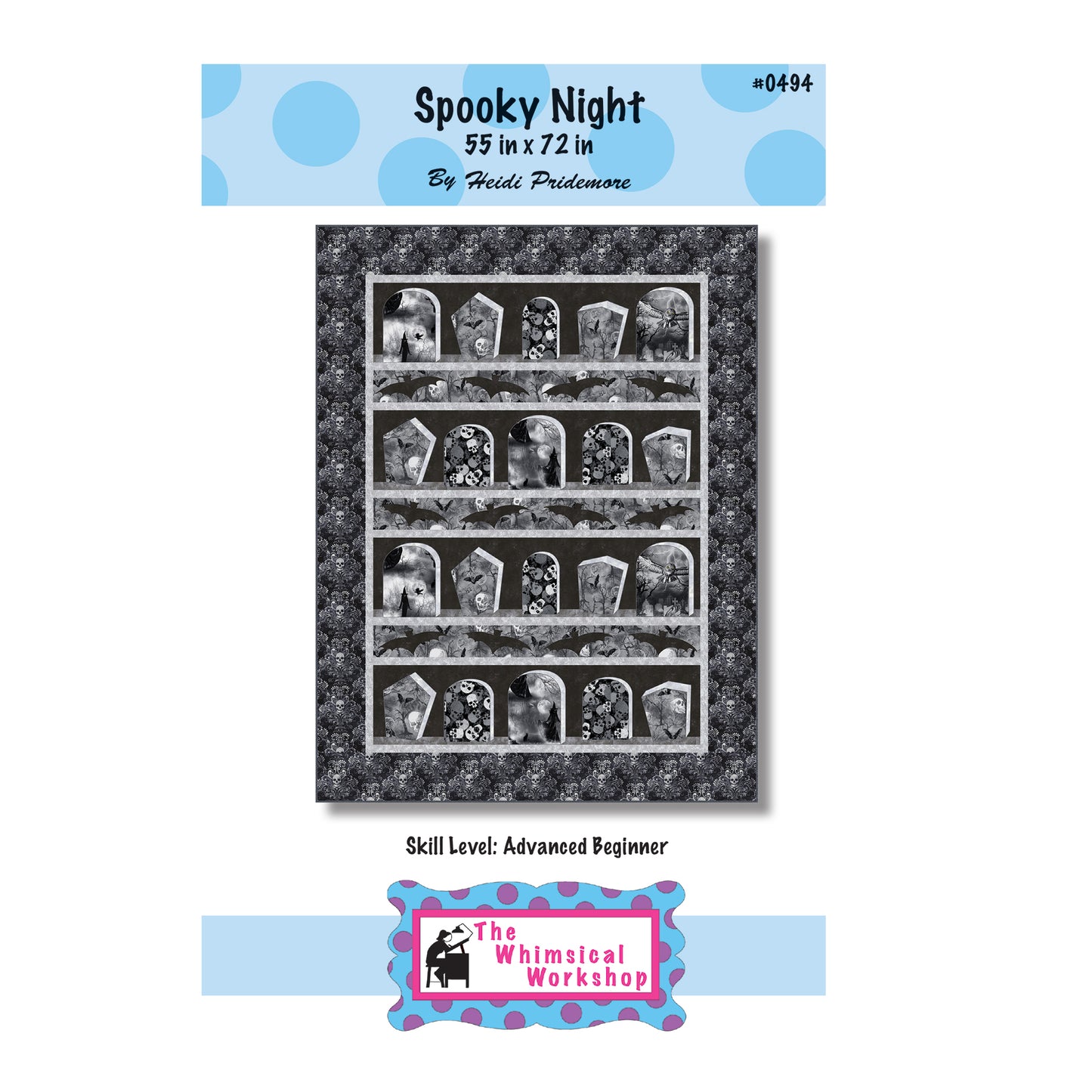 Spooky Night Quilt Pattern TWW-0494 - Paper Pattern