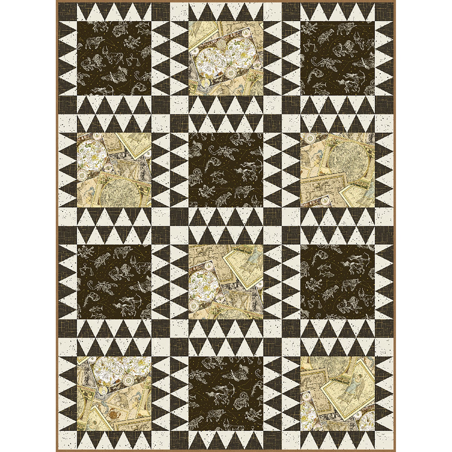 Mirror Image Quilt Pattern TWW-0496 - Paper Pattern