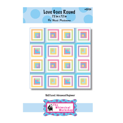 Love Goes Round Quilt TWW-0504e - Downloadable Pattern