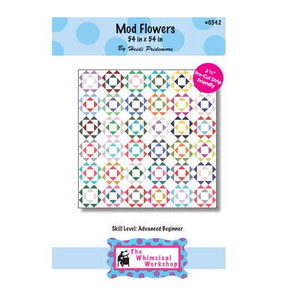 Mod Flowers Quilt TWW-0542e - Downloadable Pattern