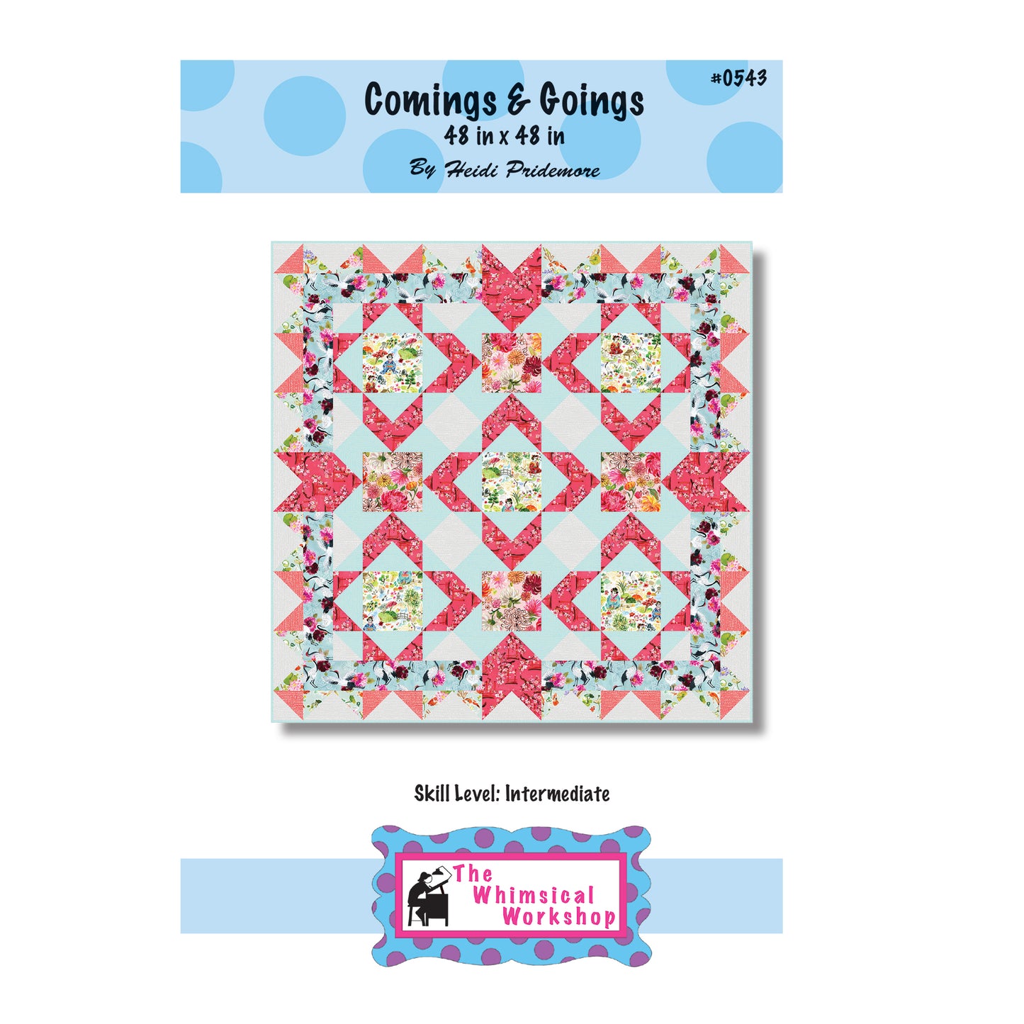 Comings & Goings Quilt Pattern TWW-0543 - Paper Pattern