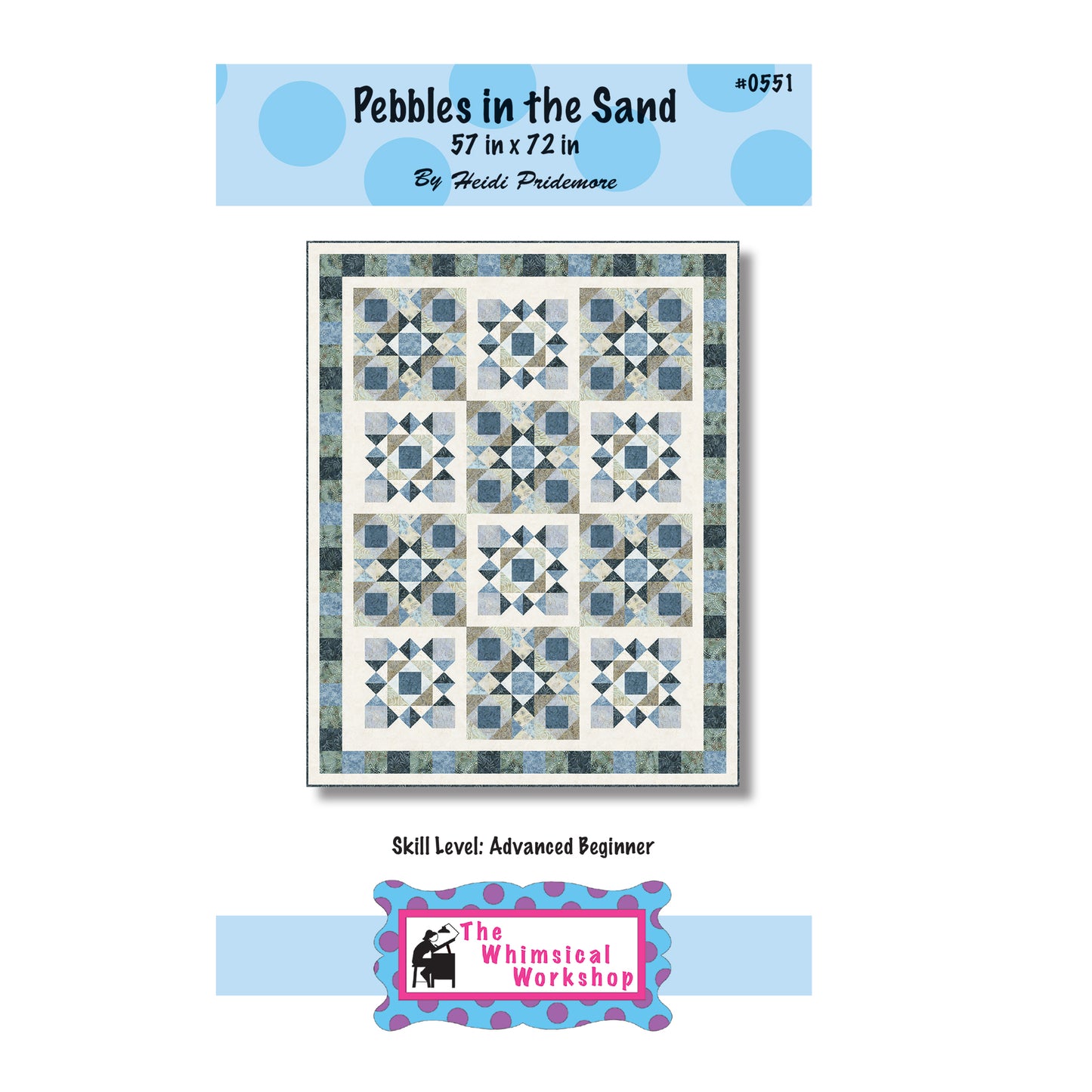 Pebbles in the Sand Quilt Pattern TWW-0551 - Paper Pattern