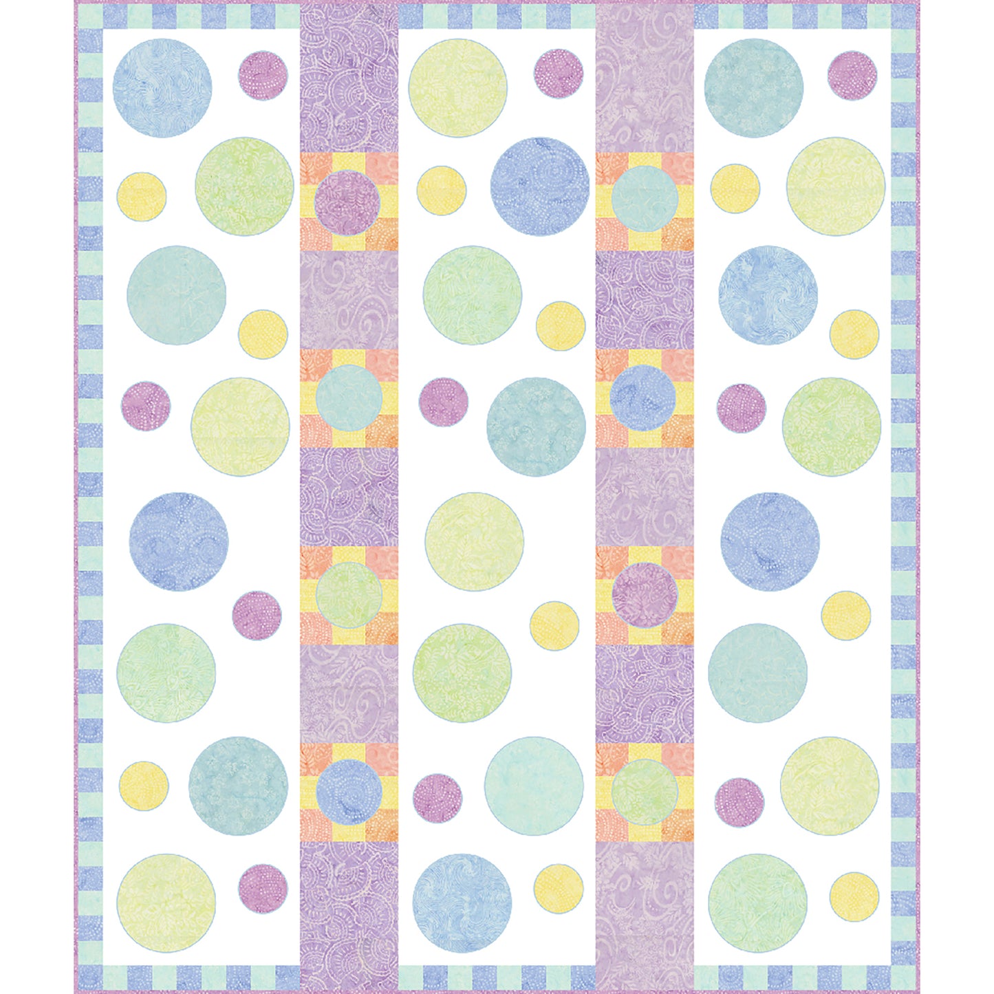 Bubbles of Happiness Quilt TWW-0560e - Downloadable Pattern