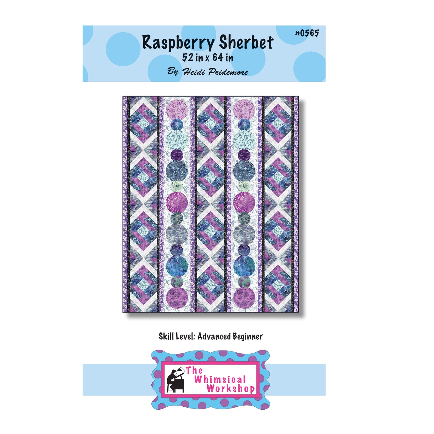 Raspberry Sherbet Quilt TWW-0565e - Downloadable Pattern