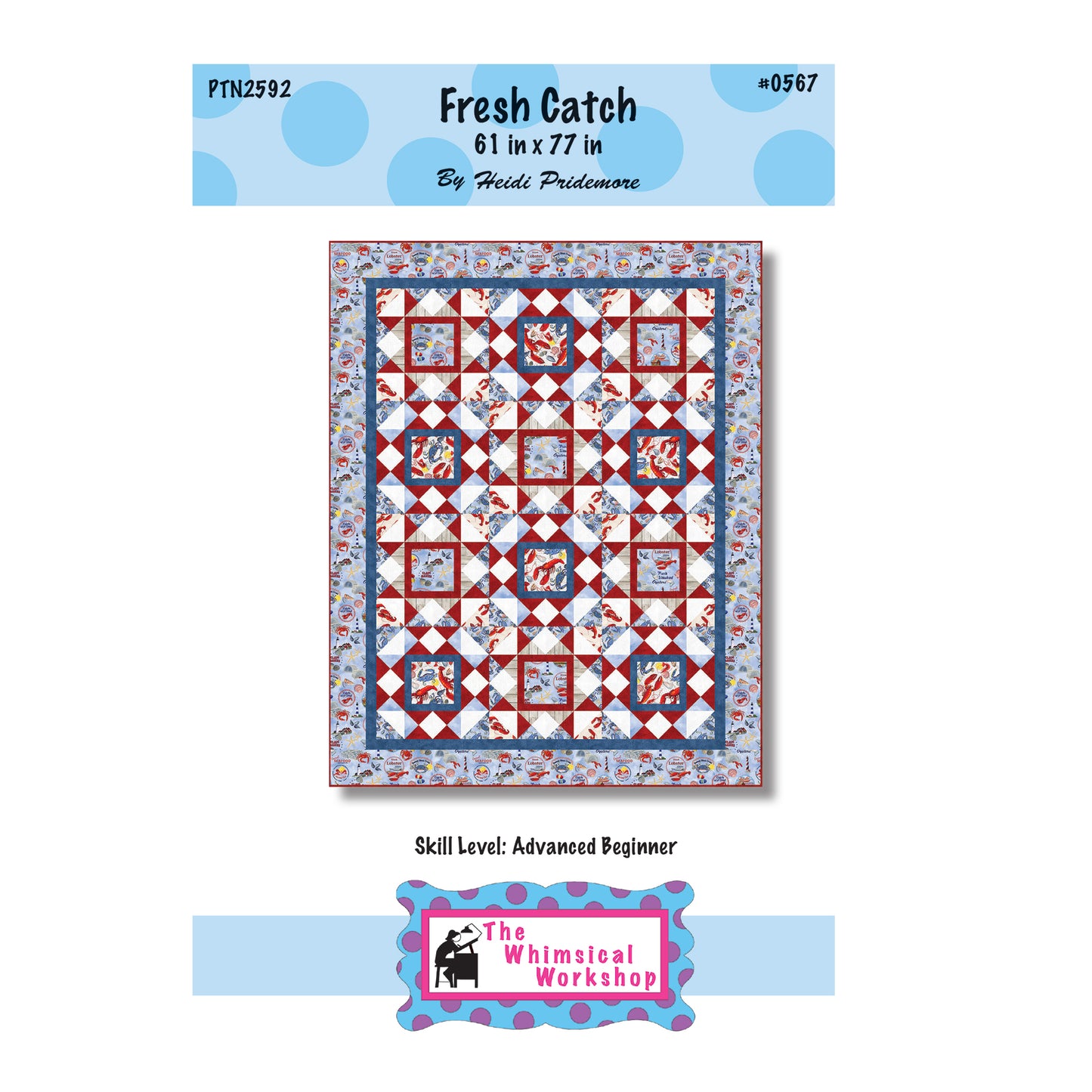 Fresh Catch Quilt Pattern TWW-0567 - Paper Pattern