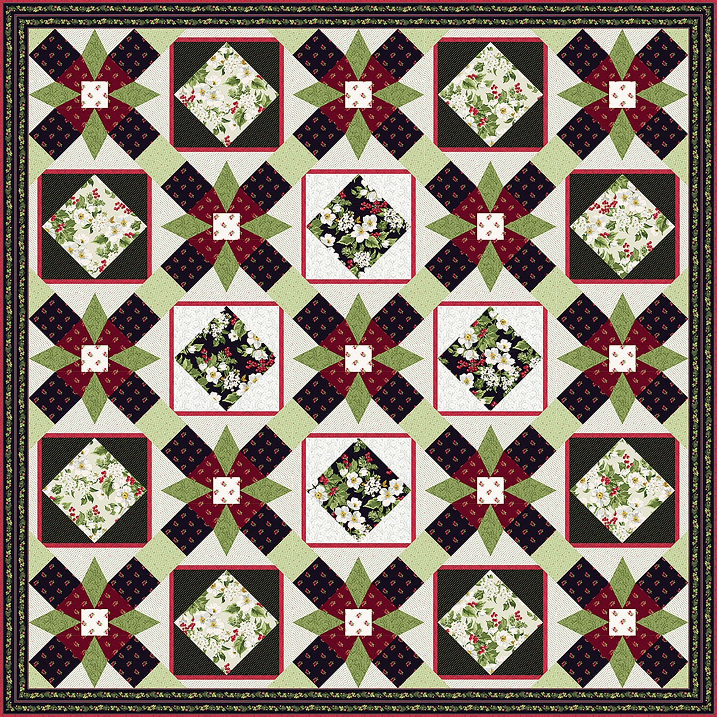 Ribbons & Bows Quilt TWW-0598e - Downloadable Pattern