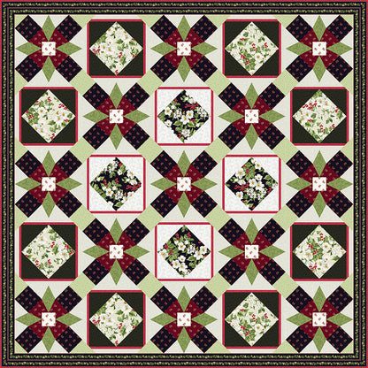 Ribbons & Bows Quilt TWW-0598e - Downloadable Pattern