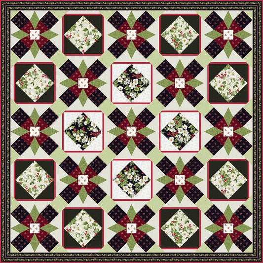 Ribbons & Bows Quilt TWW-0598e - Downloadable Pattern