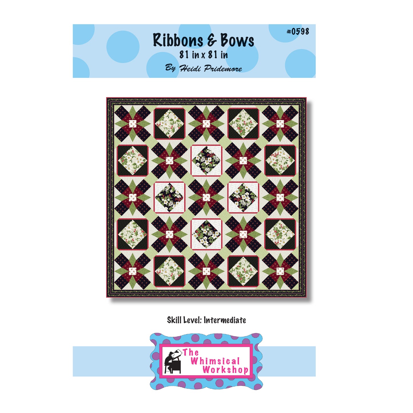 Ribbons & Bows Quilt TWW-0598e - Downloadable Pattern