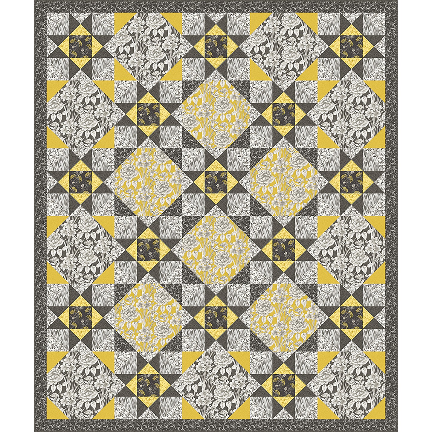 Le Jardin de Marguerite Quilt TWW-0601e - Downloadable Pattern