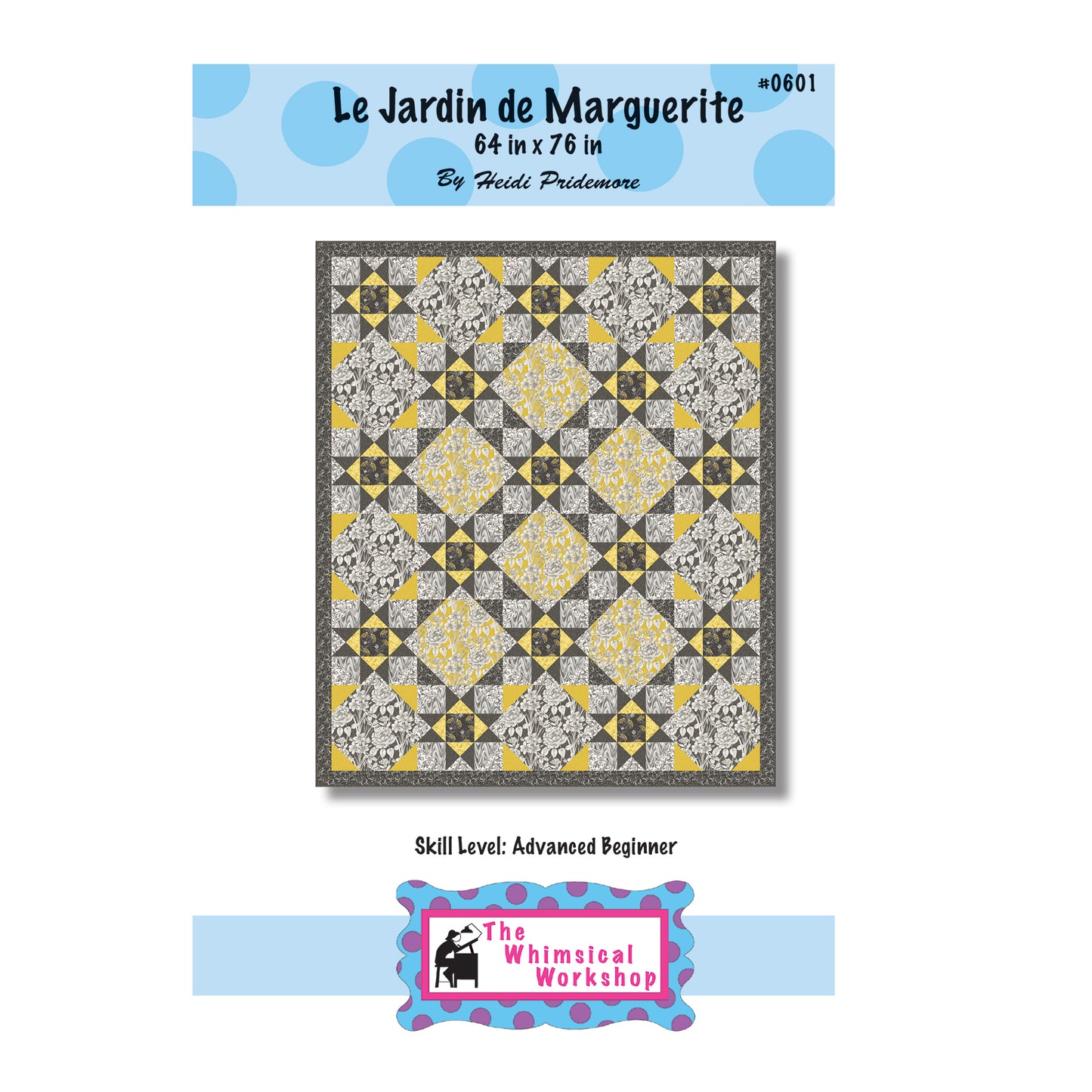 Le Jardin de Marguerite Quilt TWW-0601e - Downloadable Pattern