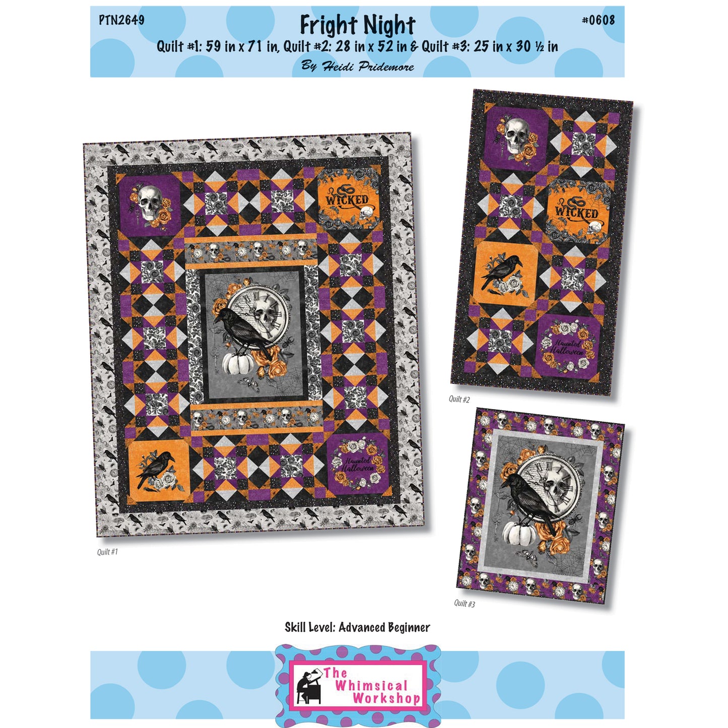 Fright Night Quilt TWW-0608e - Downloadable Pattern