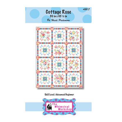 Cottage Rose Quilt Pattern TWW-0617 - Paper Pattern