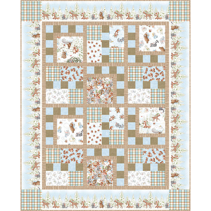 Winter Frolic Quilt TWW-0619e - Downloadable Pattern