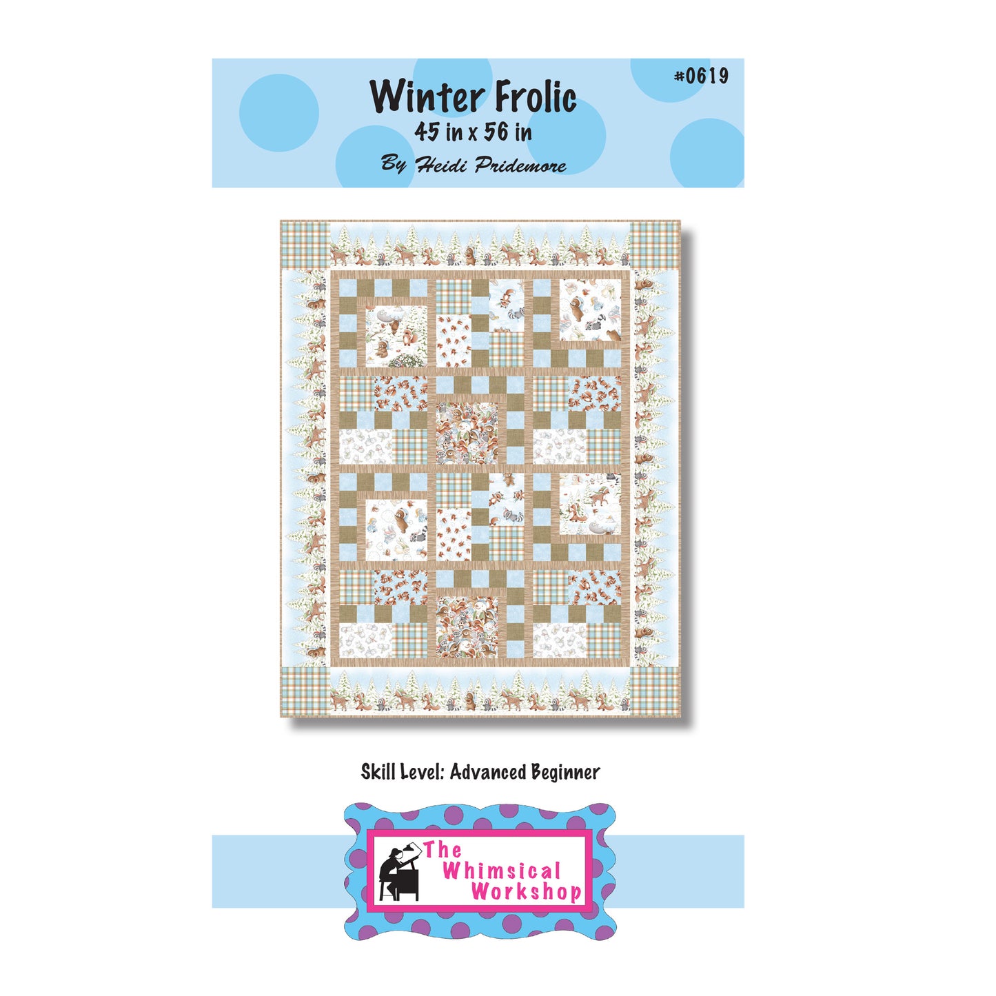 Winter Frolic Quilt TWW-0619e - Downloadable Pattern