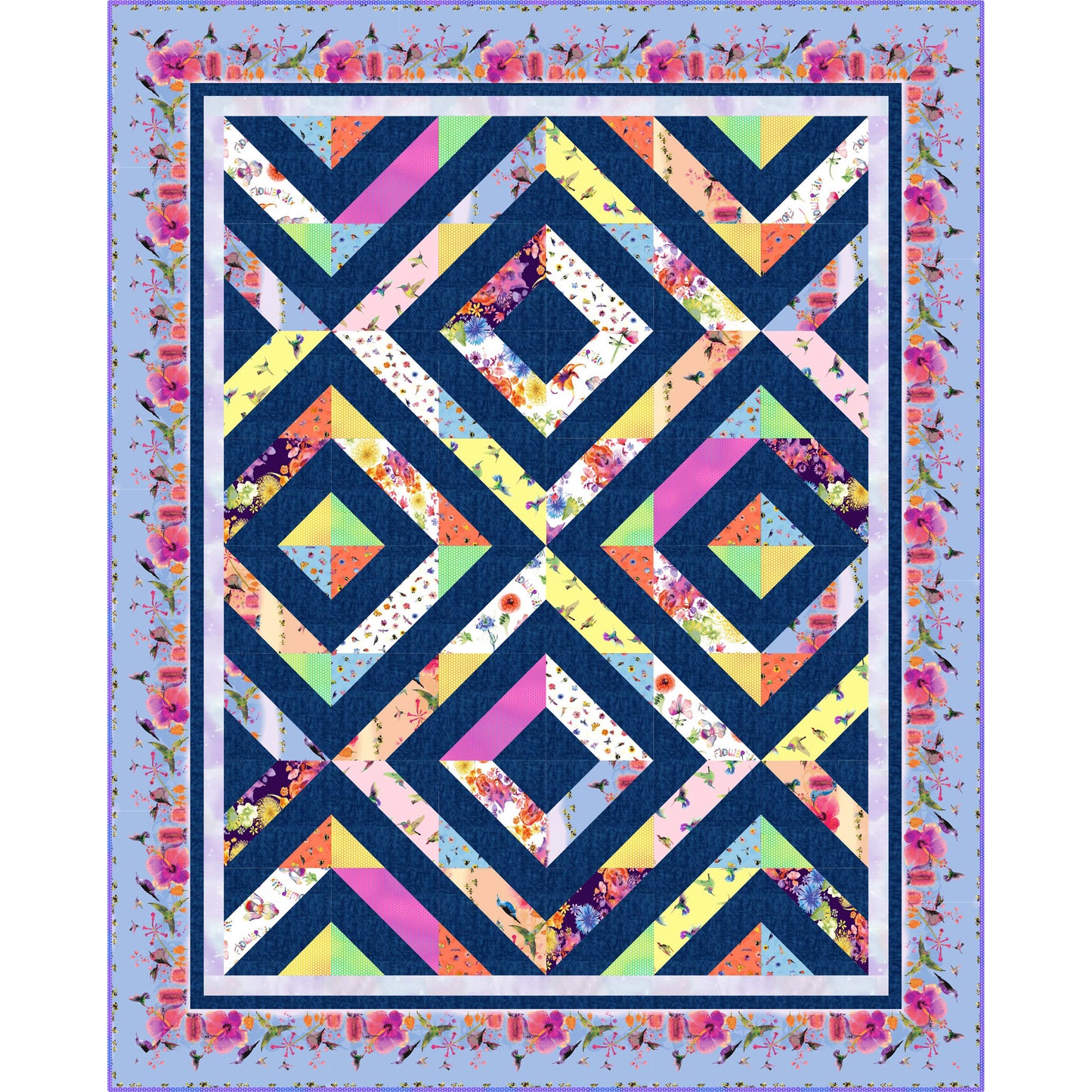 Full Bloom Quilt TWW-0632e - Downloadable Pattern