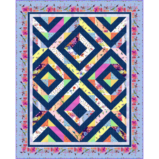 Full Bloom Quilt Pattern TWW-0632 - Paper Pattern