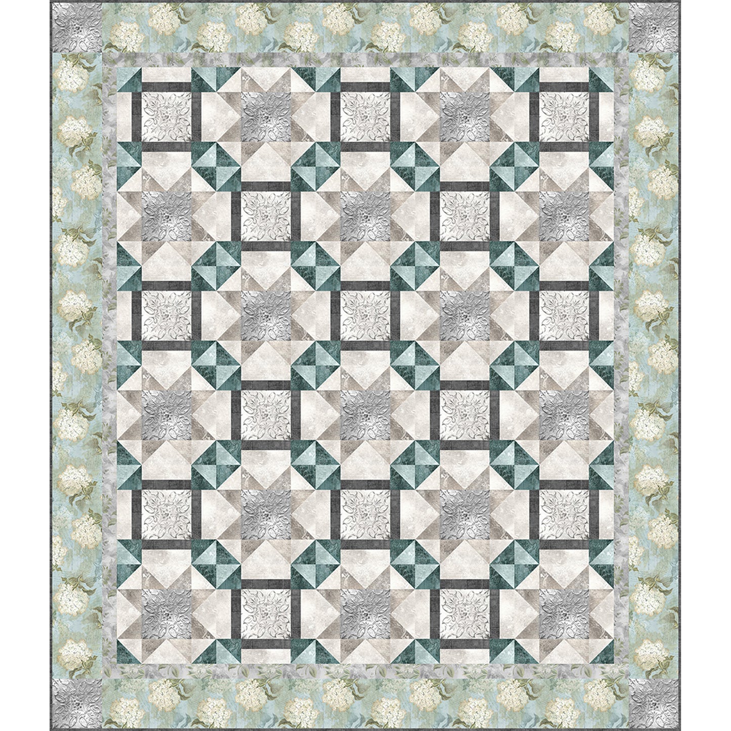 Tin Tiles Quilt TWW-0640e - Downloadable Pattern