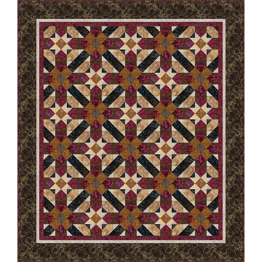 Chocolate Covered Cherries Quilt TWW-0642e - Downloadable Pattern