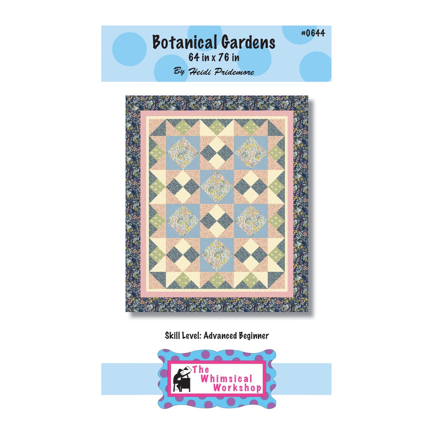 Botanical Gardens Quilt Pattern TWW-0644 - Paper Pattern