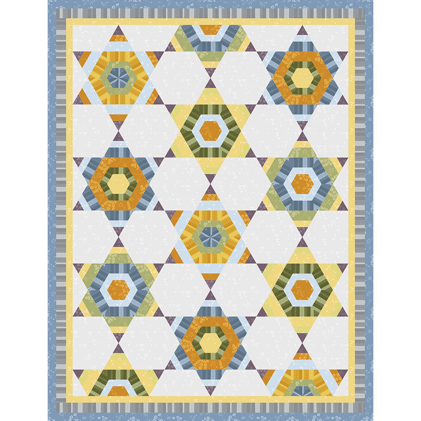 Summer Solstice Quilt TWW-0645e - Downloadable Pattern