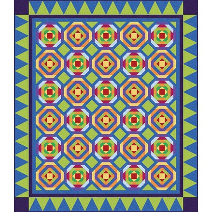 Jelly Bean Blast II Quilt TWW-0649e - Downloadable Pattern