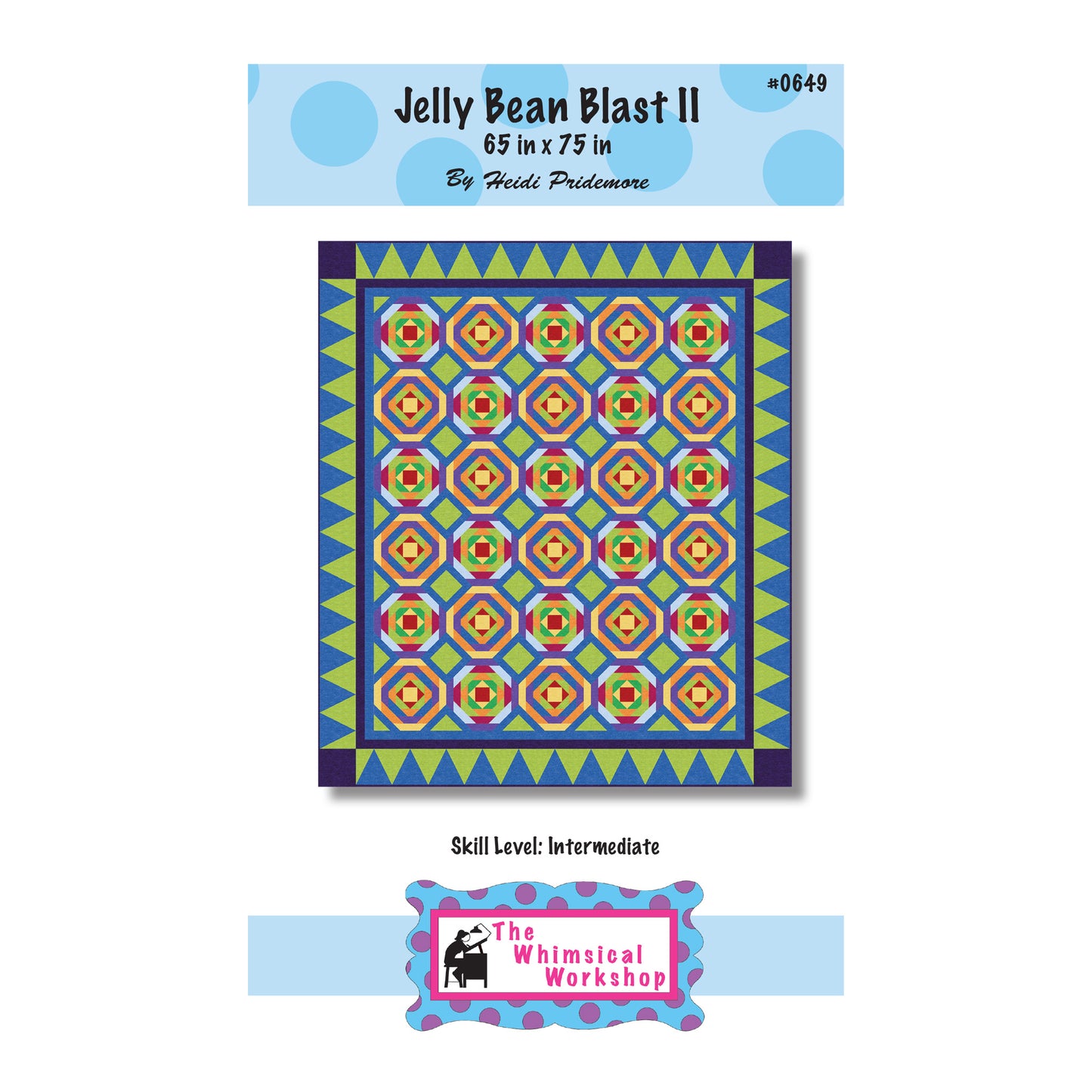 Jelly Bean Blast II Quilt TWW-0649e - Downloadable Pattern