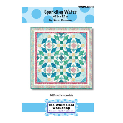 Cover image of pattern for Sparkling Water Quilt.