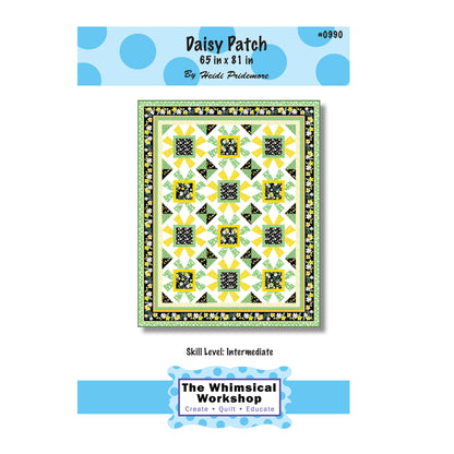 Cover image of pattern for Daisy Patch Quilt.