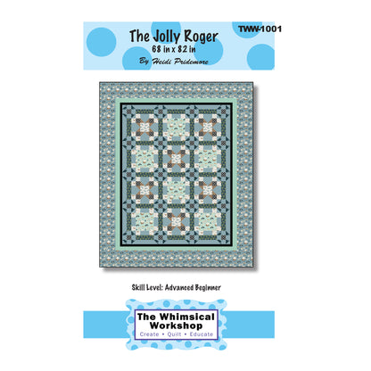 Cover image of pattern for The Jolly Roger Quilt.