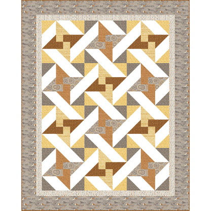 Copper and Gold Quilt TWW-1002e - Downloadable Pattern