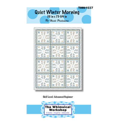 Cover image of pattern for Quiet Winter Morning Quilt.