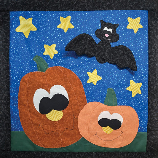 Snack Size Halloween Quilt TWW-1039e - Downloadable Pattern